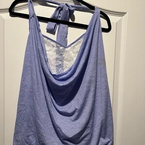 Rosegal Halter top lavender and white lace